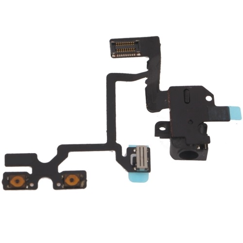 Headphone Jack/Volume Control Cable for iPhone 4 GSM - Black