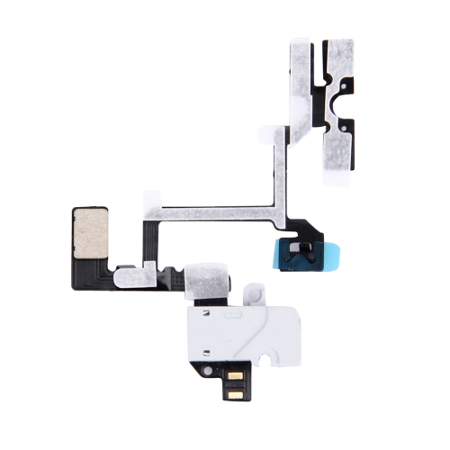 Headphone Jack/Volume Control Cable for iPhone 4 GSM - White