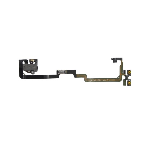 Headphone Jack/Volume Control Cable for iPhone 4 CDMA - Black