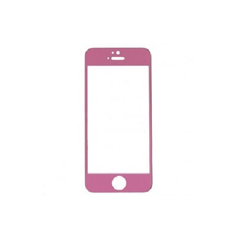 Tempered Glass in Retail Packaging for iPhone 5 / 5C / 5S / SE (2016) - Mirror Purple