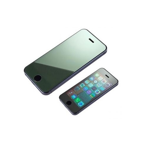 Tempered Glass in Retail Packaging for iPhone 5 / 5C / 5S / SE (2016) - Green Mirror