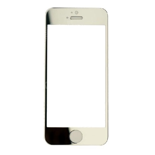 Tempered Glass in Retail Packaging for iPhone 5 / 5C / 5S / SE (2016) - Silver Mirror