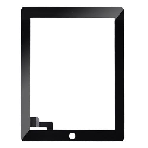Premium Digitizer without Home Button for iPad 2 - Black
