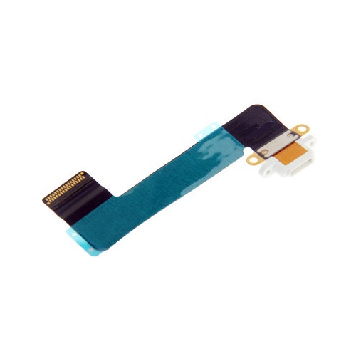 Premium Charging Port Flex Cable for iPad Mini - White