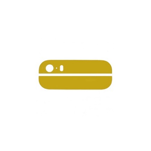 Back Glass (Top & Bottom) for iPhone 5S - Yellow