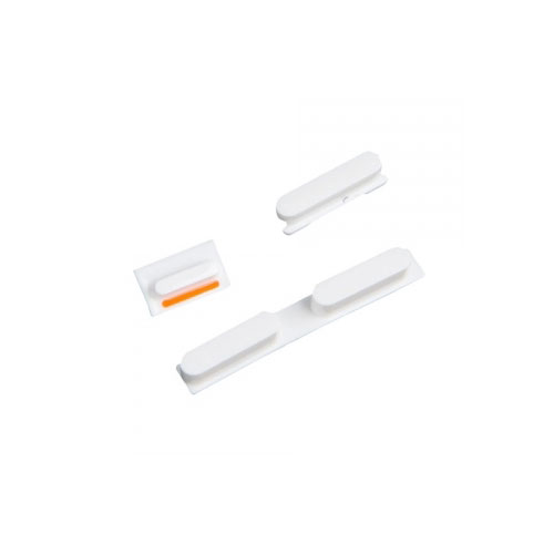 Power + Volume + Mute Button for iPhone 5C - White