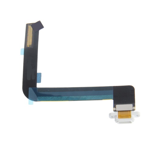 Premium Charging Port Flex Cable for iPad Air 1 / iPad 5 (2017) / iPad 6 (2018) - White