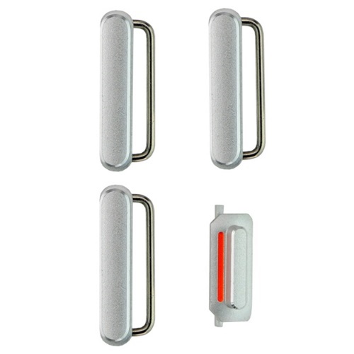 Hard Buttons (Power + Volume + Switch) for iPhone 6 / 6 Plus - Silver