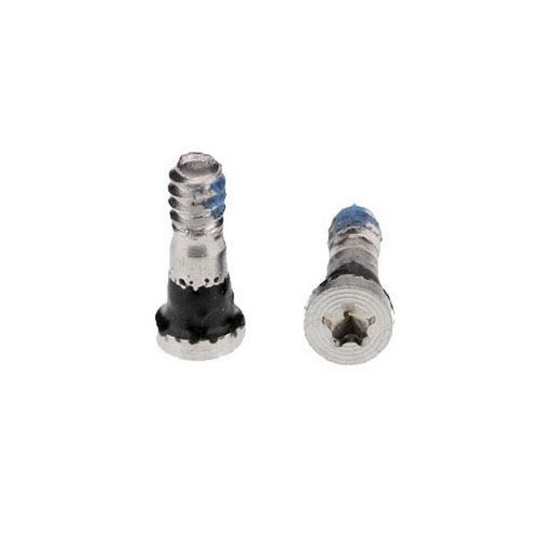 Bottom Screws Set for iPhone 7 / 7 Plus (2pcs) - Silver