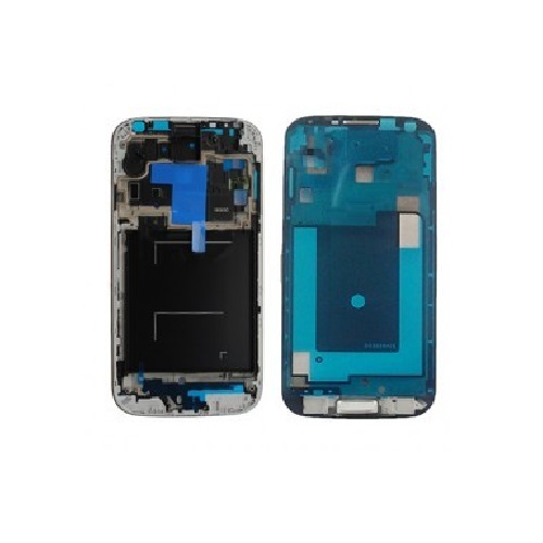 Mid-Frame with Home Button for Galaxy S4 GSM i337/M919/i9505,- Black