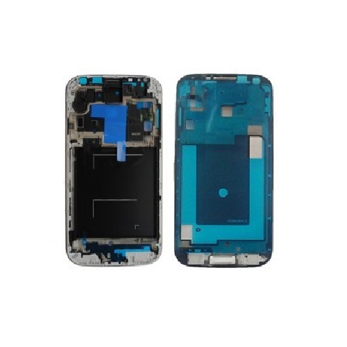 Mid-Frame with Home Button for Galaxy S4 CDMA i545/L720/R970,- White
