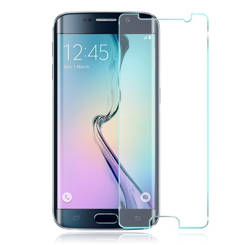 Clear Tempered Glass for Galaxy S6 Edge Bulk Packaging