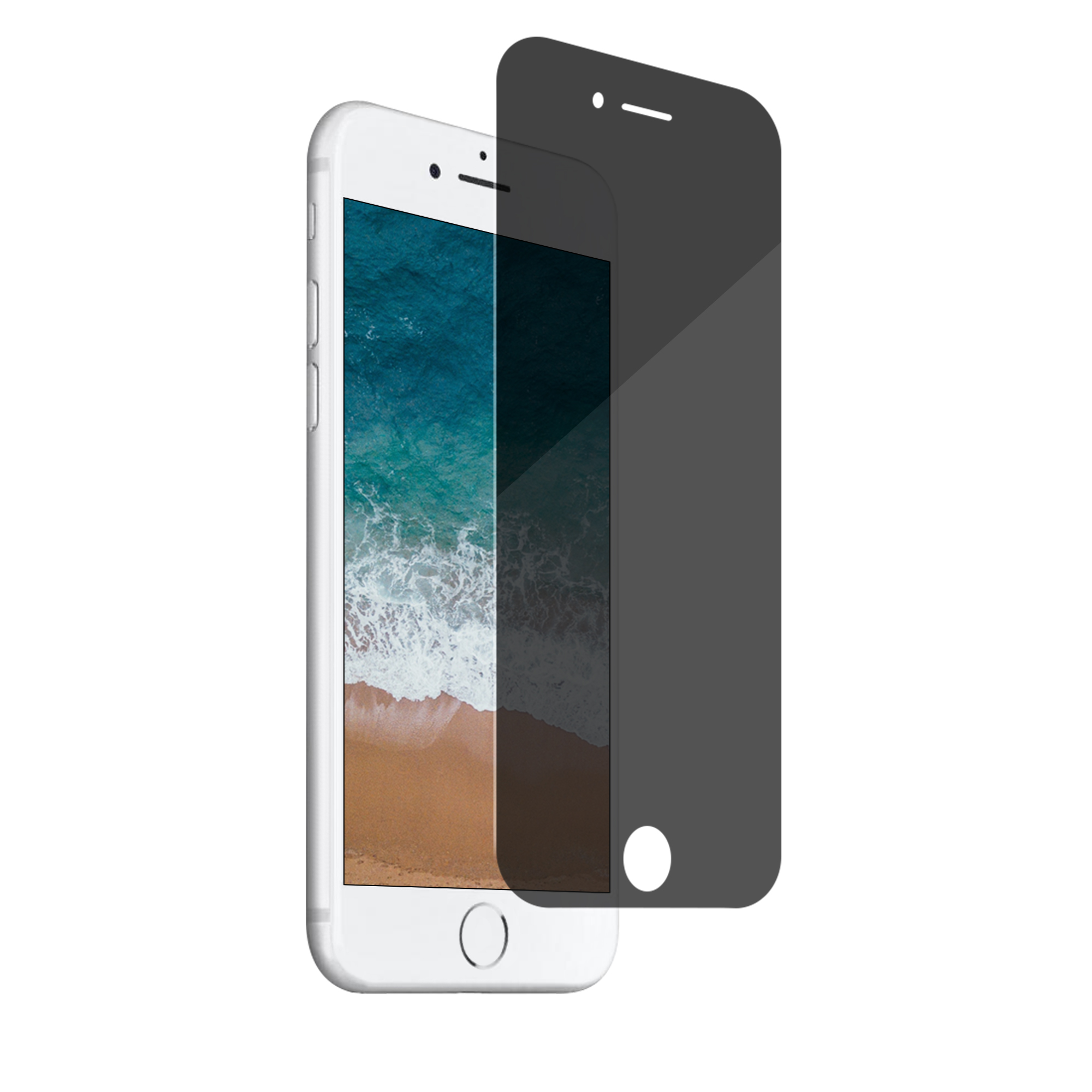 Privacy Tempered Glass For iPhone 7 Plus / 8 Plus – Bulk Packaging