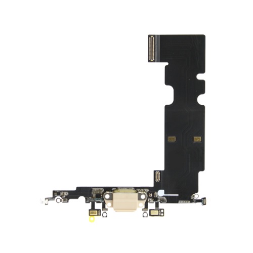 Premium Charging Port Flex Cable for iPhone 8 Plus - Gold