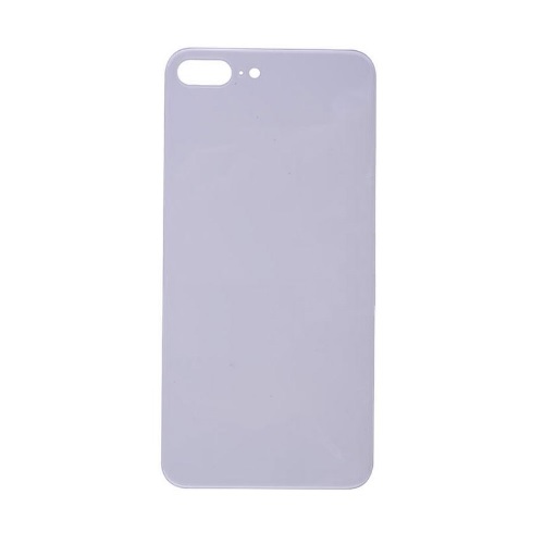 Back Cover Glass for iPhone 8 Plus (No Logo) - White