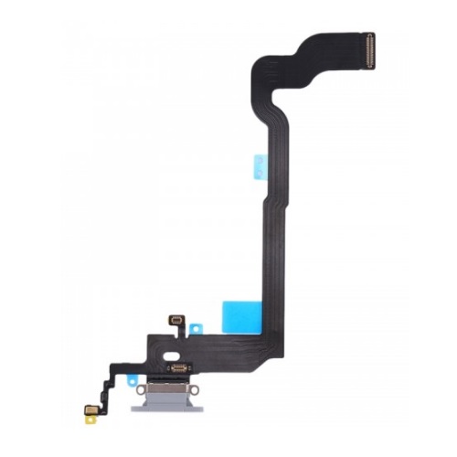 Aftermarket Charging Port Flex Cable for iPhone X - Silver