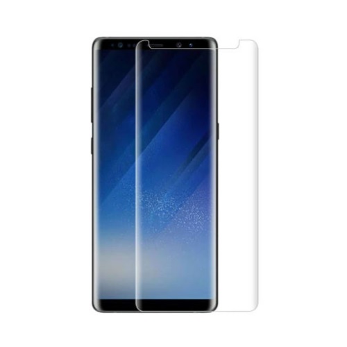 Curved Coverage Tempered Glass in Retail Packaging for Galaxy Note 8 - Clear