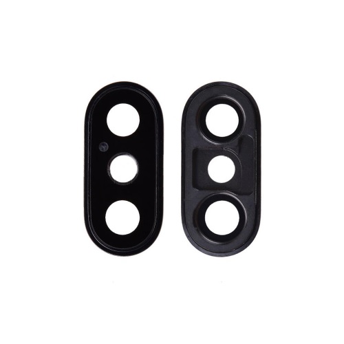 Rear Camera Lens & Cover Bezel Ring for iPhone XS - Black