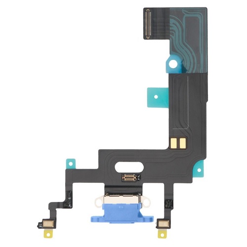 Aftermarket Charging Port Flex Cable for iPhone XR - Blue