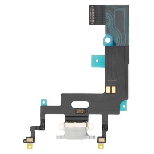 Aftermarket Charging Port Flex Cable for iPhone XR - White