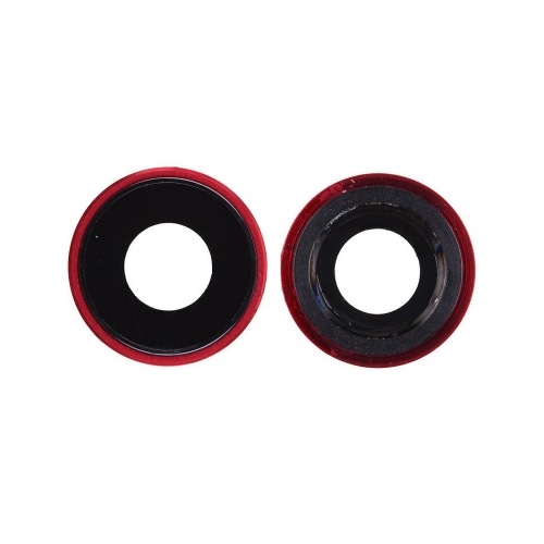 Rear Camera Lens & Cover Bezel Ring for iPhone XR - Red