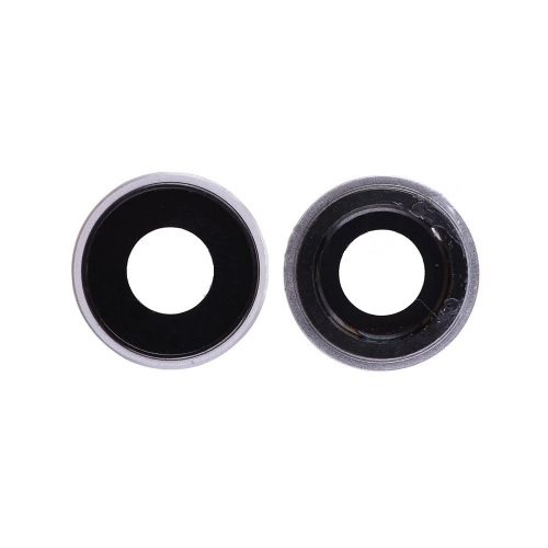 Rear Camera Lens & Cover Bezel Ring for iPhone XR - Silver