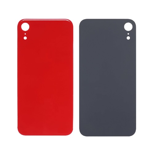 Back Cover Glass for iPhone XR (No Logo) - Red