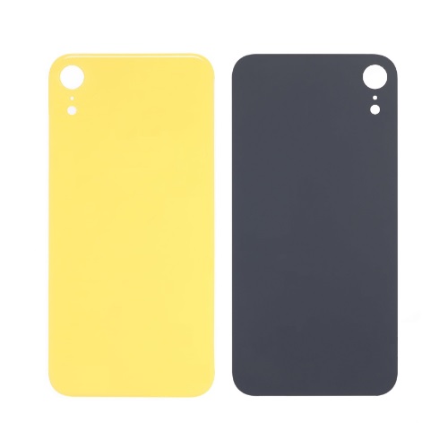 Back Cover Glass for iPhone XR (No Logo) - Yellow