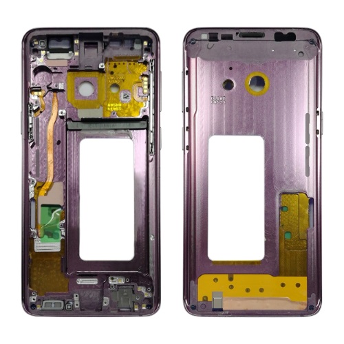 Mid-Frame Housing with Small Components Pre-Installed for Galaxy S9,- Lilac Purple
