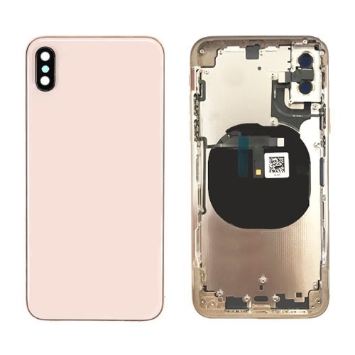 Back Housing w/ Small Components Pre-Installed for iPhone XS (No Logo) - Gold