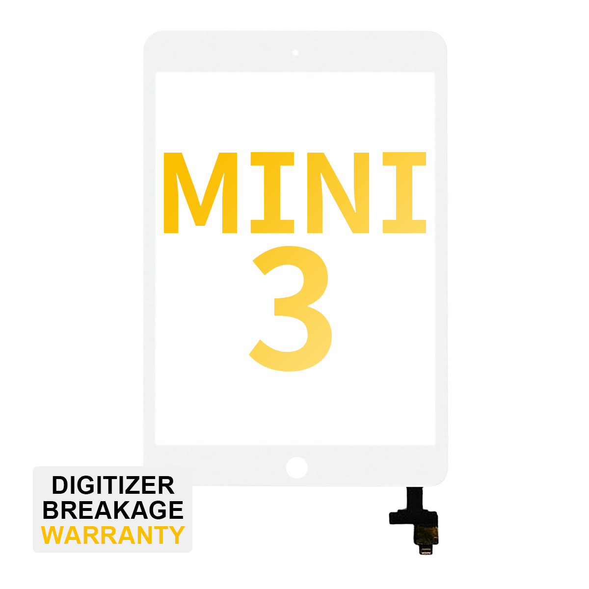 Premium Digitizer with IC Chip for iPad Mini 3 - White