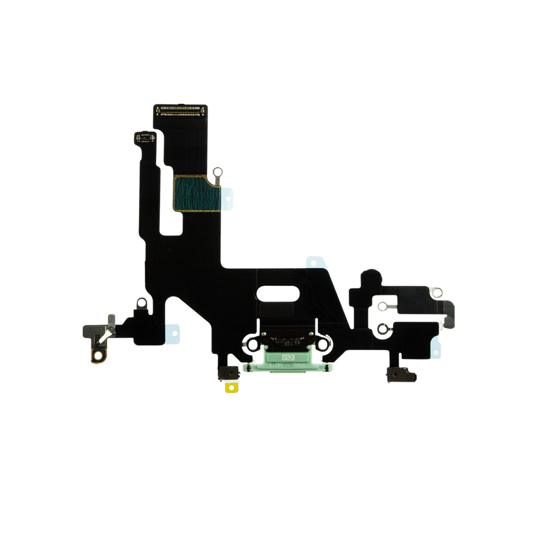 Aftermarket Charging Port Flex Cable for iPhone 11 - Green