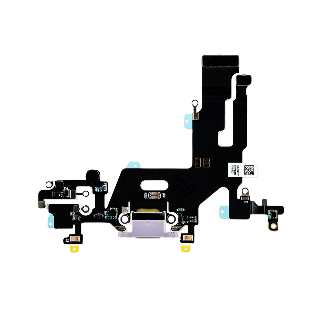 Aftermarket Charging Port Flex Cable for iPhone 11 - Purple