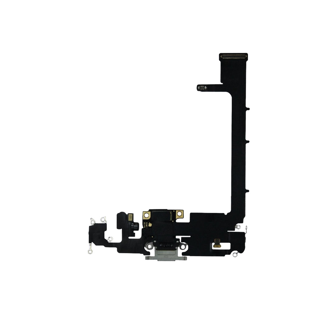 Aftermarket Charging Port Flex Cable with Board for iPhone 11 Pro Max - Silver