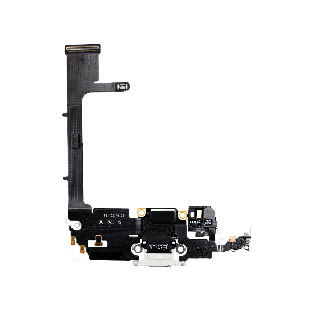 Aftermarket Charging Port Flex Cable with Board for iPhone 11 Pro - Silver