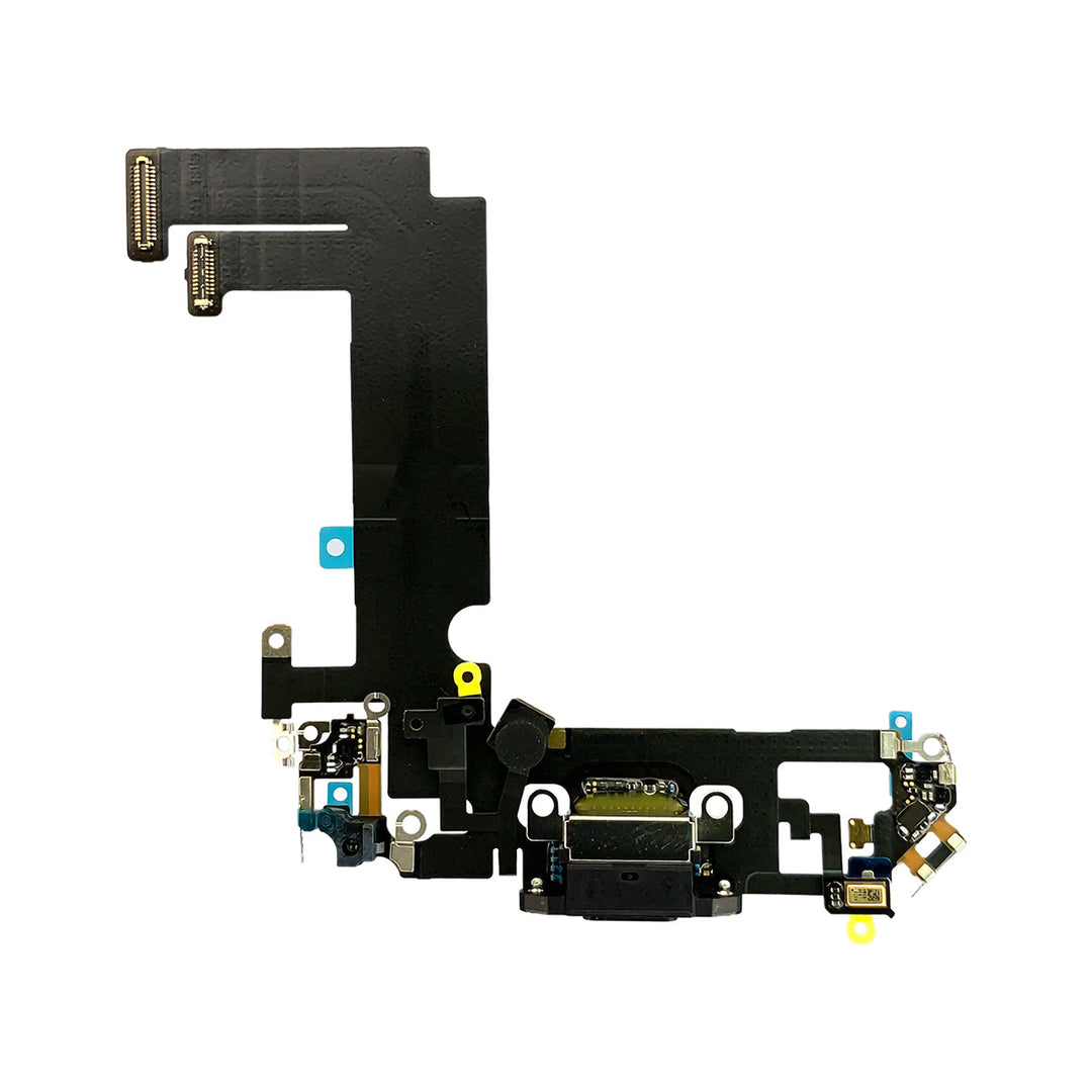 Aftermarket Charging Port Flex Cable with Board for iPhone 12 Mini - Black