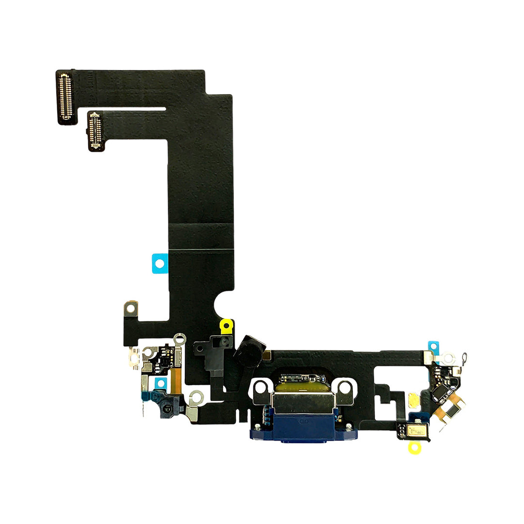 Aftermarket Charging Port Flex Cable with Board for iPhone 12 Mini - Blue