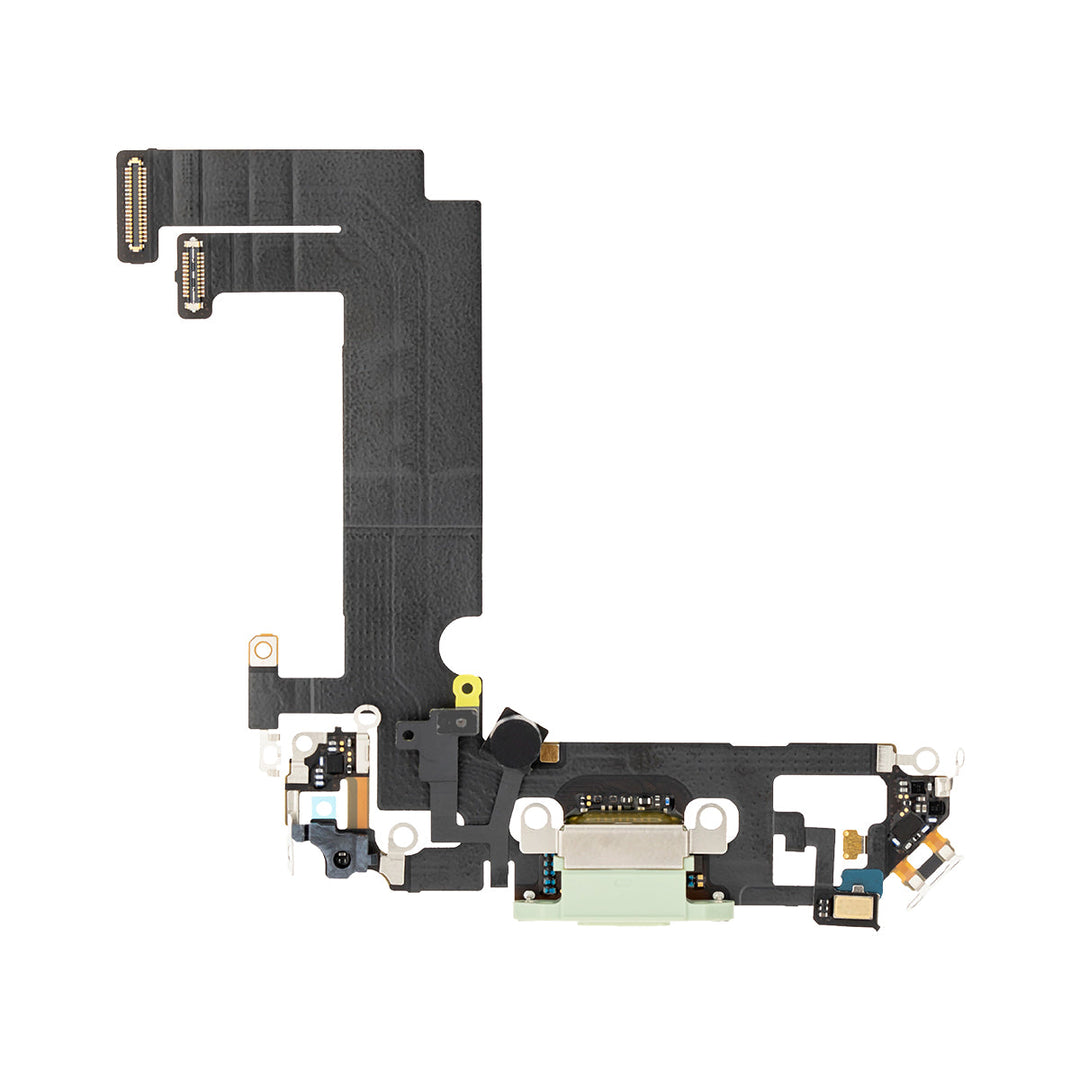 Aftermarket Charging Port Flex Cable with Board for iPhone 12 Mini - Green