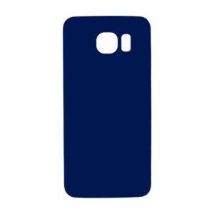Back Cover Glass with Camera Lens for Galaxy S6 - Black Sapphire