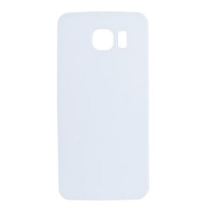 Back Cover Glass with Camera Lens for Galaxy S6 - White Pearl