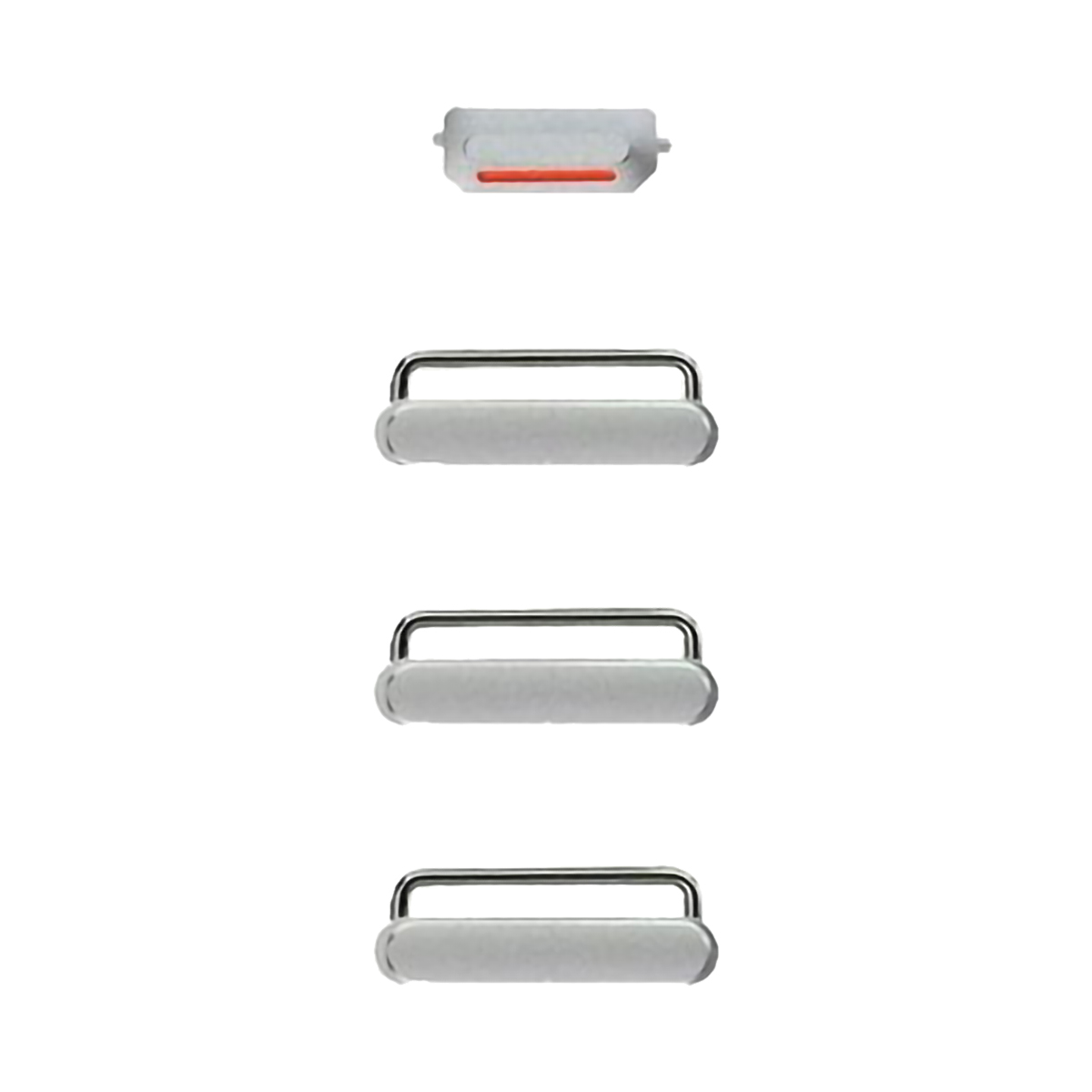 Hard Buttons (Power + Volume + Switch) for iPhone 6S Plus - Silver
