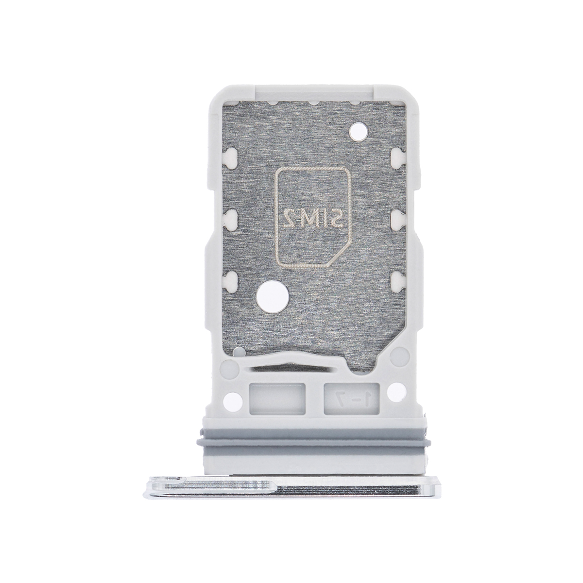 Dual Sim Card Tray for Samsung Galaxy S21 Ultra - Phantom Silver