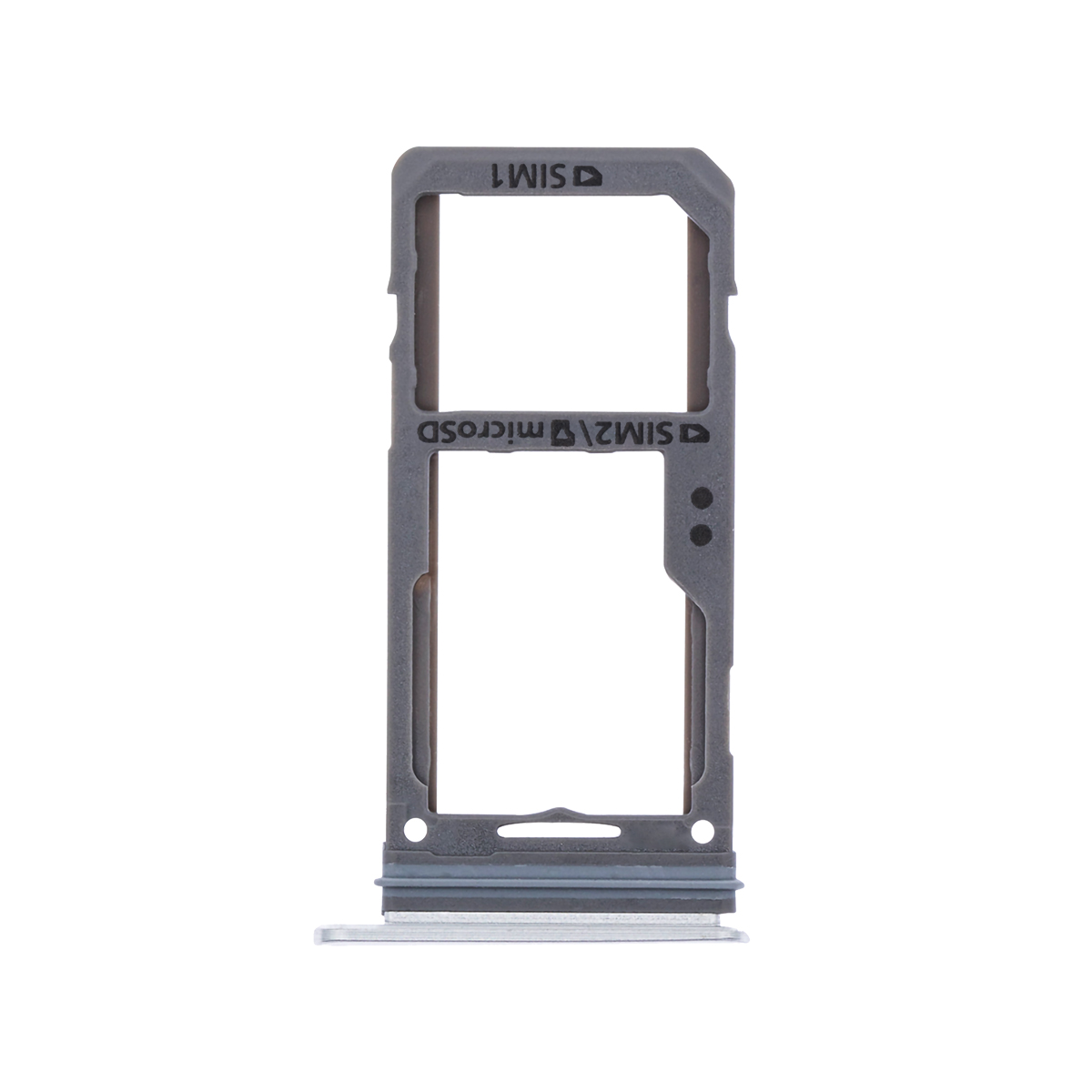 Dual Sim Card Tray for Samsung Galaxy S8 / S8 Plus - Arctic Silver
