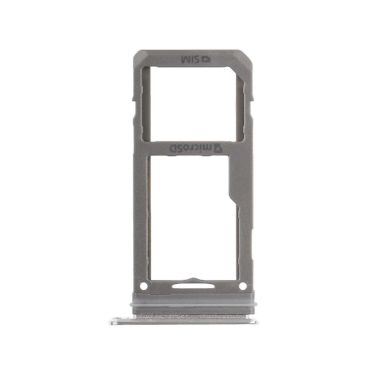 Single Sim Card Tray for Samsung Galaxy S8 / S8 Plus - Arctic Silver