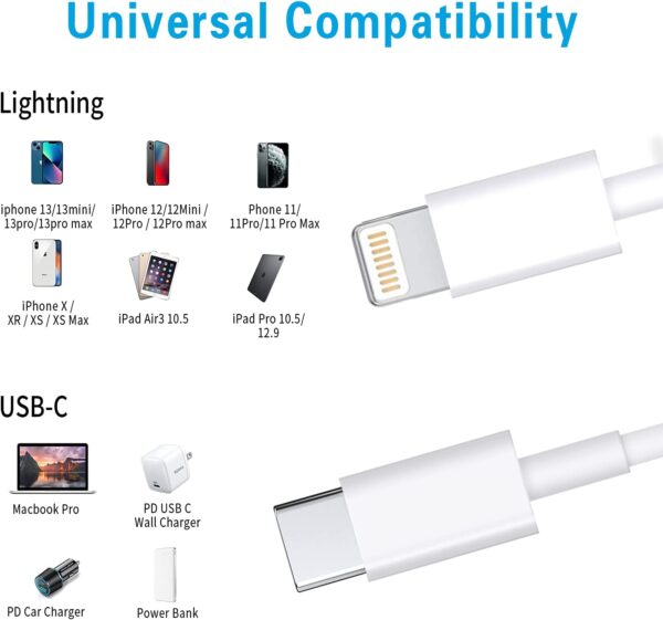 USB-C to Lightning Cable (1m) - Image 5