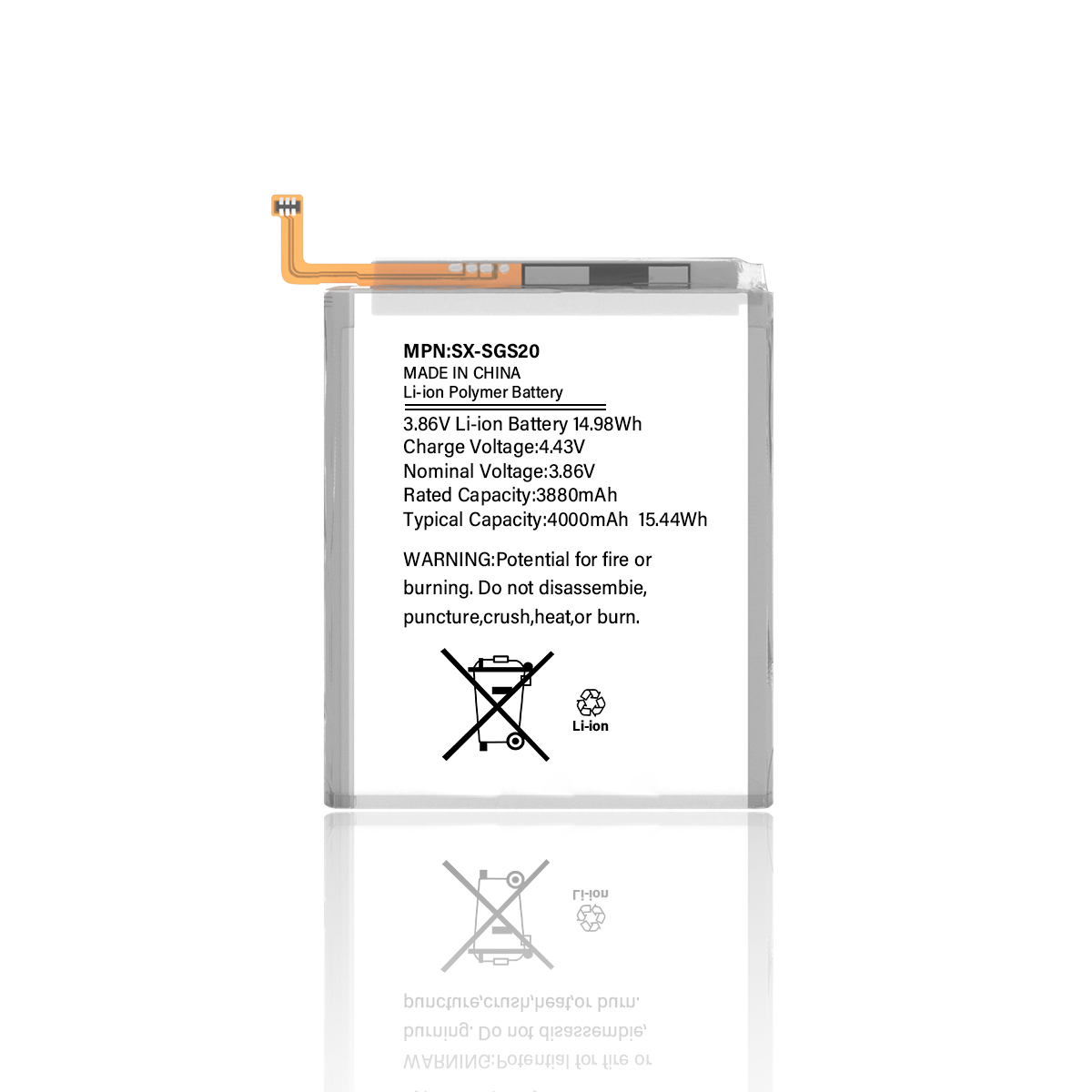 MP+ Performance Battery Replacement for Samsung Galaxy S20