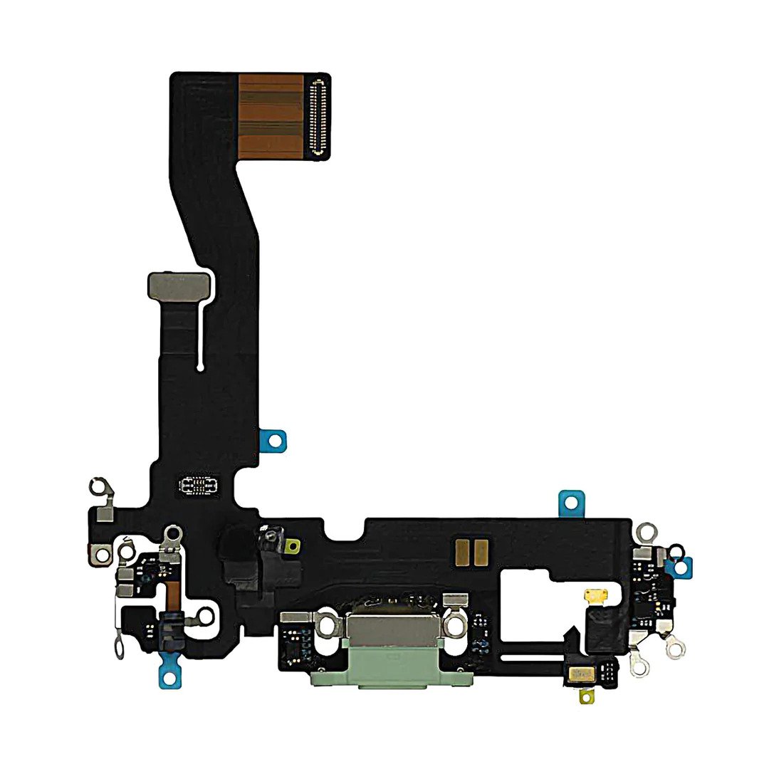 Aftermarket Charging Port Flex Cable with Board for iPhone 12 / 12 Pro - Green