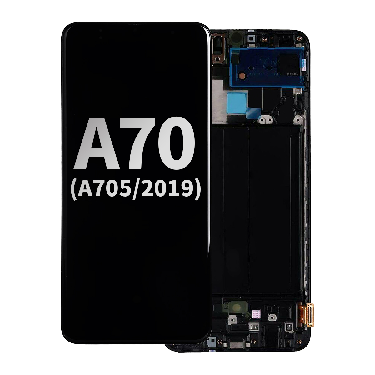 Refurbished OLED Assembly with Frame for Samsung Galaxy A70 (A705/2019) - All Colors