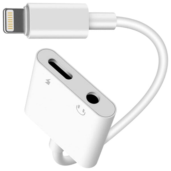 Lightning to 3.5mm Headphone Jack + Lightning Adapter - Image 2