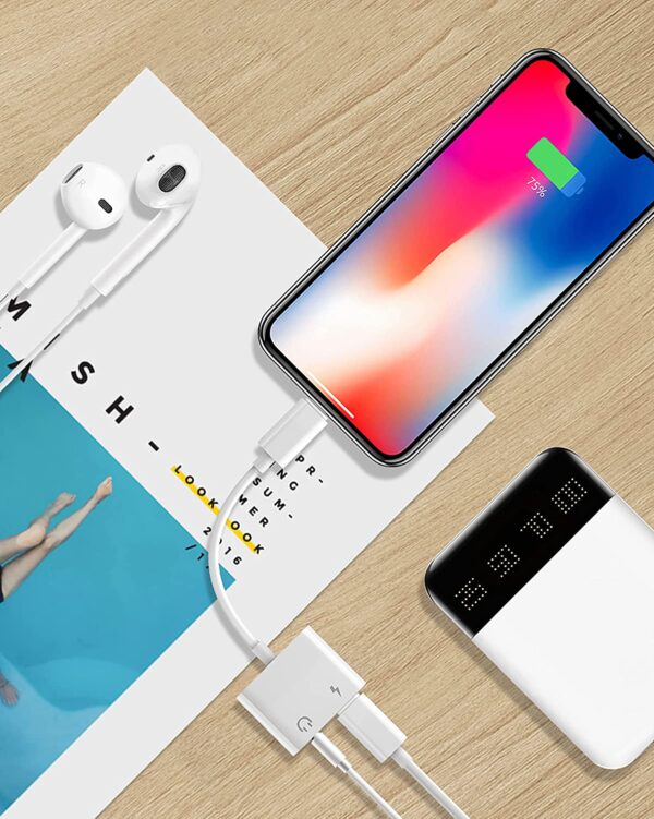 Lightning to 3.5mm Headphone Jack + Lightning Adapter - Image 10